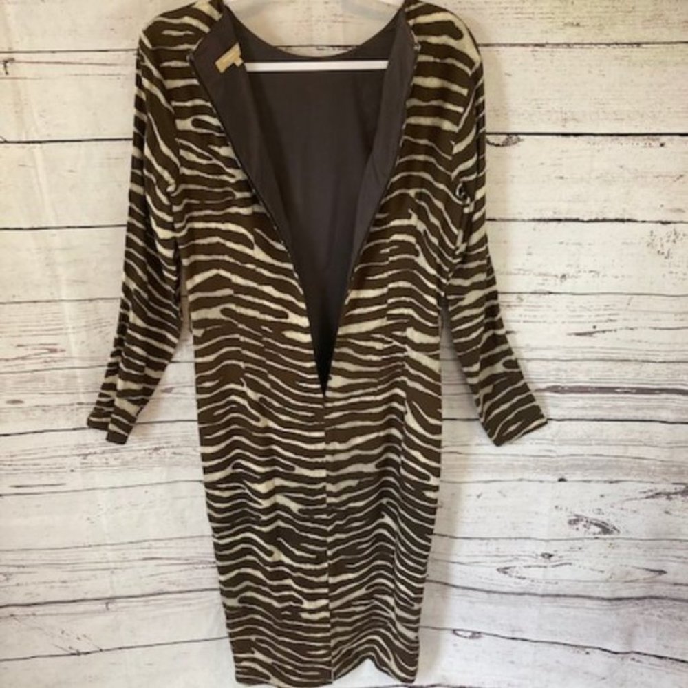 Michael Kors Italy Collection Animal Print Dress - Picture 10 of 14